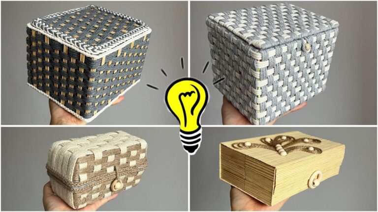 Dieser vergessene Trick verwandelt einfache Kisten in kreative Aufbewahrungsideen…