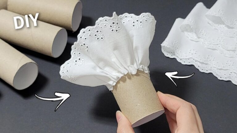 Dieser vergessene Trick verwandelt Klopapierrollen in atemberaubende Deko für dein
