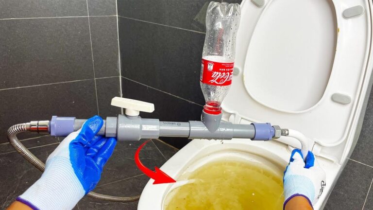 Dieser einfache Trick für Haushaltprojekte wird deine Rohre im Handumdrehen befreien…