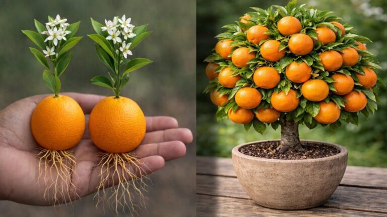 Dieser vergessene Trick zum Wachsen einer Orangenpflanze wird dich überraschen …