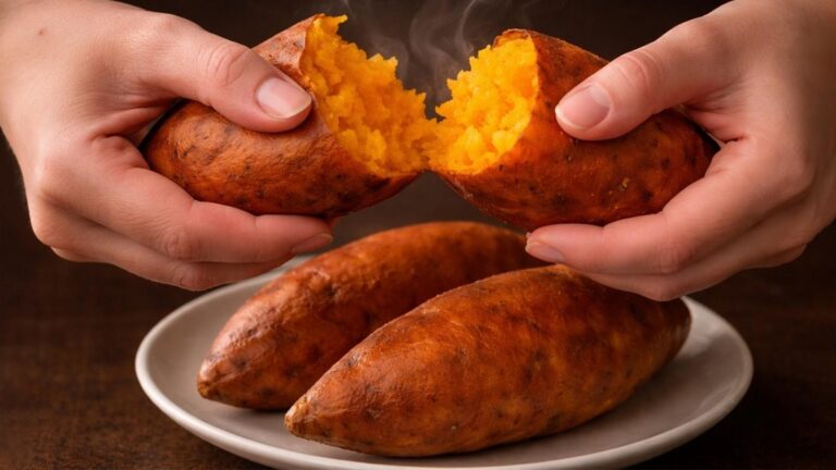 Dieser vergessene Trick macht Süßkartoffeln so zart, dass sie wie Butter zerfließen…