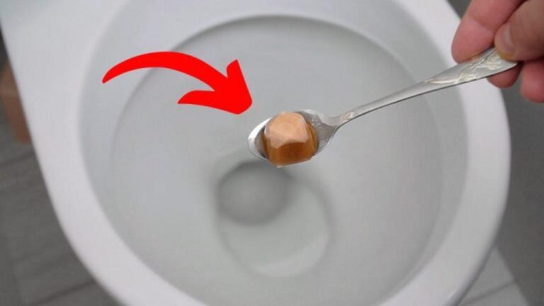 Beseitigen Sie hartnäckige gelbe Flecken in der Toilette!