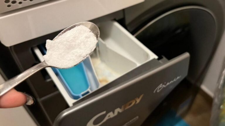 Mit einer halben Tasse Natron in der Waschmaschine: 5 Probleme gelöst!