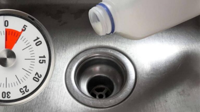 Gieße Milch ins Spülbecken: Das passiert nach 5 Minuten!