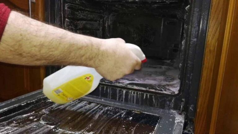 Schnell und einfach: Ofen mit diesem Spray blitzsauber!