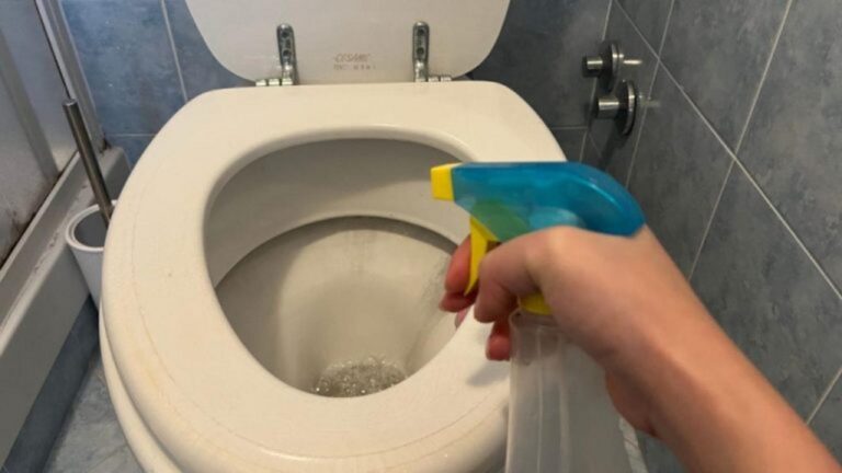 Sprüh es ins WC und schaff die alten Flecken weg!