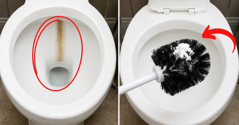 Omas Trick für eine strahlend saubere Toilette – Sauberkeit mit einfachen Hausmitteln