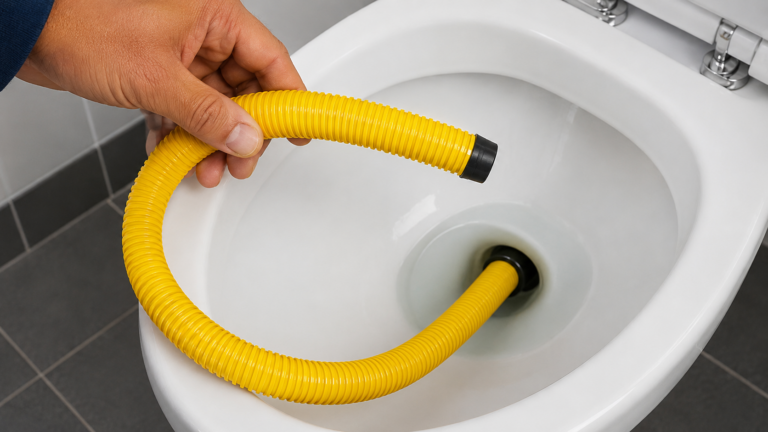 Toiletten mit Natron und Essig reinigen und Verstopfungen lösen – Einfacher Haushaltstrick Schritt für Schritt
